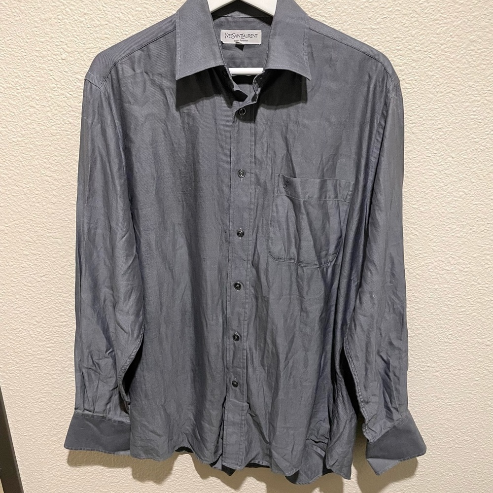 Yves Saint Laurent Men’s Dress Shirt - Size Medium